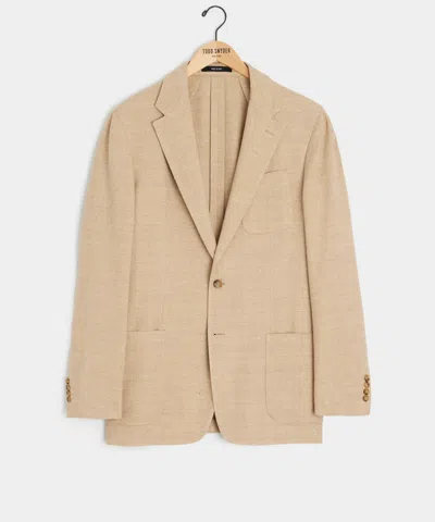 Todd Snyder Italian Cotton Wool Sport Coat In Wheat In Brown