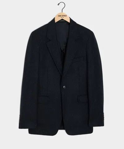 Todd Snyder Italian Donegal Herringbone Sutton Jacket In Navy In Blue
