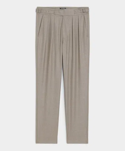 Todd Snyder Italian Flannel Gurkha Trouser In Taupe In Gray
