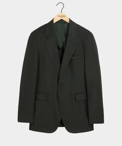 Todd Snyder Italian Flannel Sutton Jacket In Emerald Green