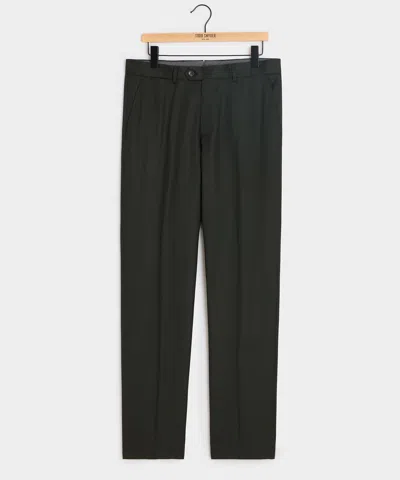 Todd Snyder Italian Flannel Sutton Trouser In Emerald Green In Black