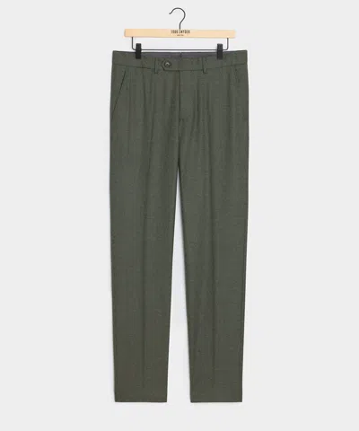Todd Snyder Italian Flannel Sutton Trouser In Oak Moss In Green