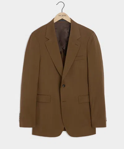 Todd Snyder Italian Gabardine Sutton Jacket In Caramel In Brown