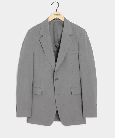 Todd Snyder Italian Gabardine Sutton Jacket In Light Grey In Gray