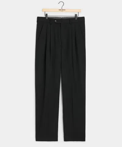 Todd Snyder Italian Gabardine Wythe Trouser In Black