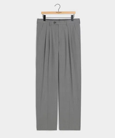 Todd Snyder Italian Gabardine Wythe Trouser In Light Grey In Gray