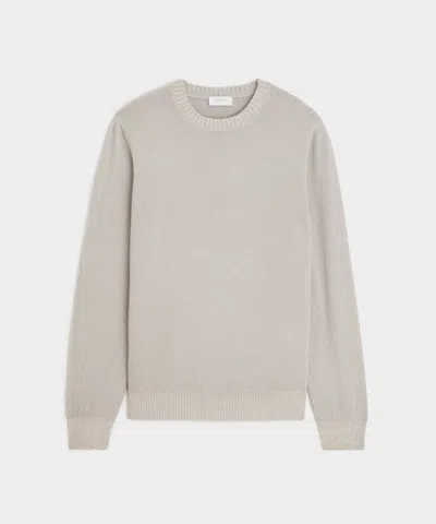 Todd Snyder Italian Garment Dyed Wool Cashmere Crewneck Sweater In Gray