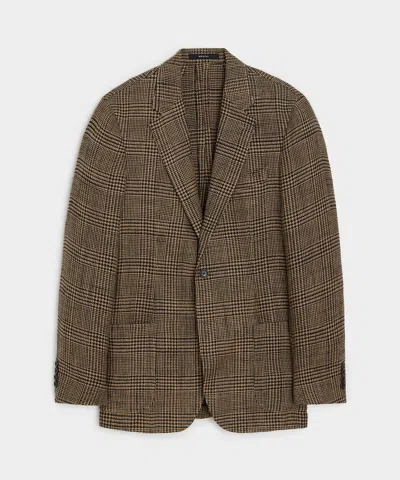 Todd Snyder Italian Glen Plaid Sport Coat In Khaki In Brown
