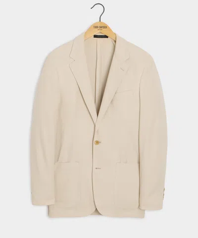 Todd Snyder Italian Knit Sport Coat In Birch In Brown