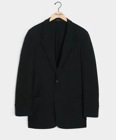 Todd Snyder Italian Knit Wythe Sport Coat In Black