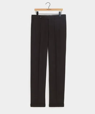 Todd Snyder Italian Lightweight Wool Madison Trouser In Dark Brown