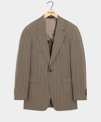 Todd Snyder Italian Lightweight Wool Wythe Jacket In Taupe In Brown