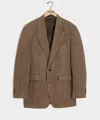 Todd Snyder Italian Linen Silk Donegal Wythe Jacket In Brown