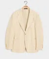 Todd Snyder Italian Linen Silk Double Stripe Sport Coat In Neutral