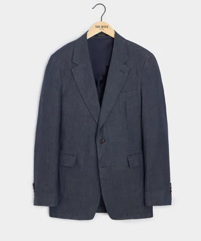 Todd Snyder Italian Linen Sutton Jacket In Navy In Blue