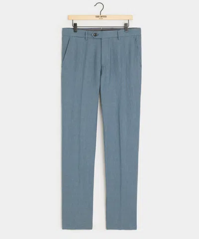 Todd Snyder Italian Linen Sutton Trouser In Blue