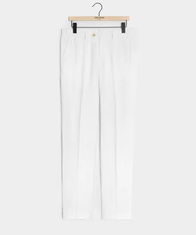 Todd Snyder Italian Linen Sutton Trouser In White