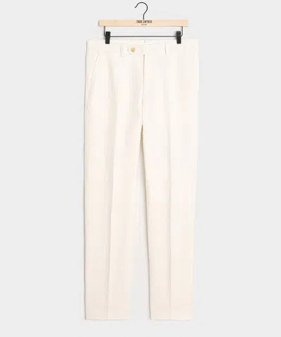 Todd Snyder Italian Linen Sutton Trouser In White