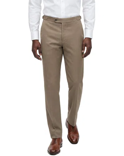 Todd Snyder Italian Mohair Wool-blend Side Tab Trouser In Neutral