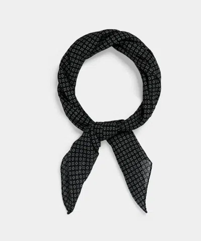 Todd Snyder Italian Paisley Neckerchief In Black