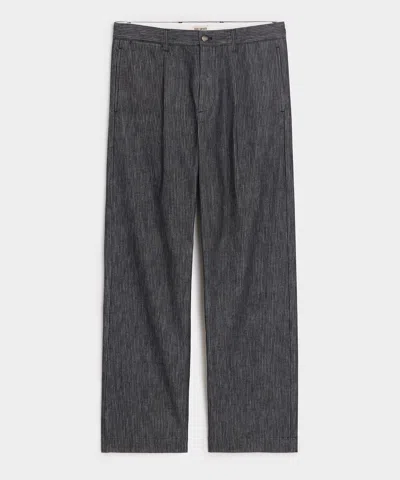 Todd Snyder Italian Relaxed Pleated Pant In Indigo In Blue