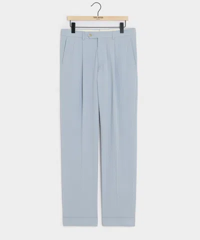Todd Snyder Italian Seersucker Madison Trouser In Light Blue