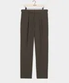 Todd Snyder Italian Seersucker Side Tab Trouser In Brown