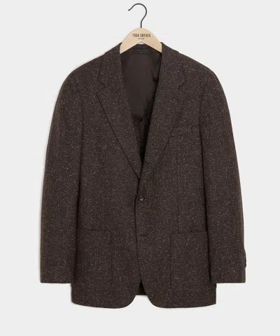 Todd Snyder Italian Silk Donegal Madison Jacket In Brown