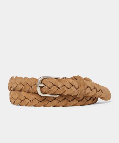 Todd Snyder Italian Suede Braided Belt