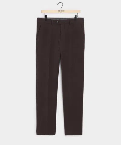 Todd Snyder Italian Sueded Linen Sutton Trouser In Raisin In Purple