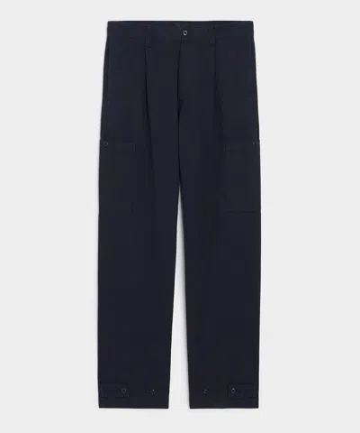 Todd Snyder Italian Utility Cargo Pant In Navy In Blue