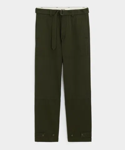 Todd Snyder Italian Whipcord Military Pant In Olive In Green