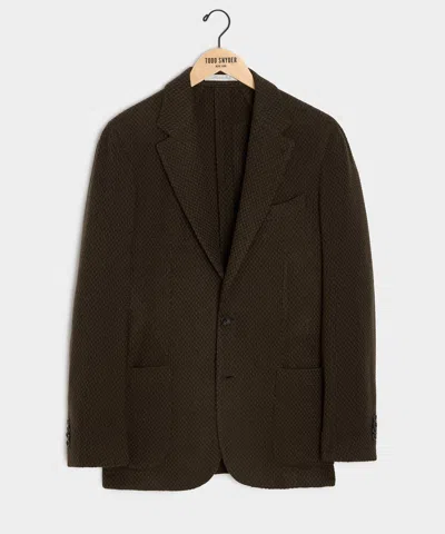 Todd Snyder Italian Wool Birdseye Sport Coat In Olive In Green