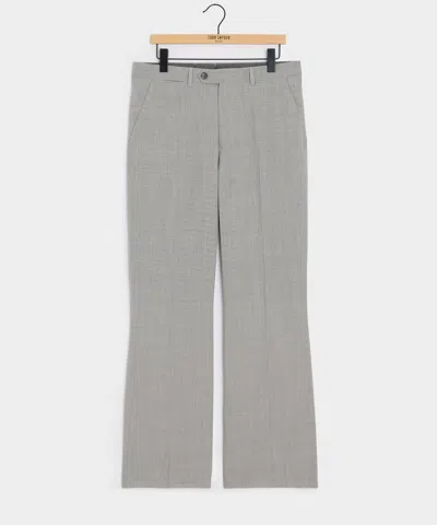 Todd Snyder Italian Wool Flare Trouser In Light Grey In Gray