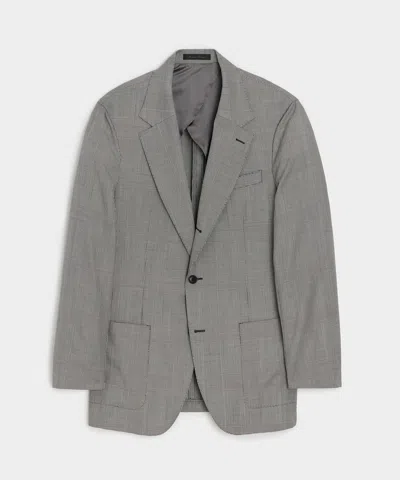Todd Snyder Italian Wool Glen Plaid Madison Jacket In Cream In White