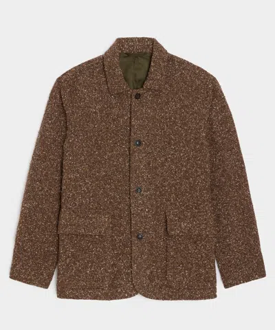 Todd Snyder Italian Wool Walking Jacket In Brown