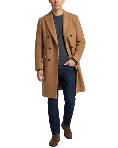 Todd Snyder Italian Wool-blend Topcoat In Brown