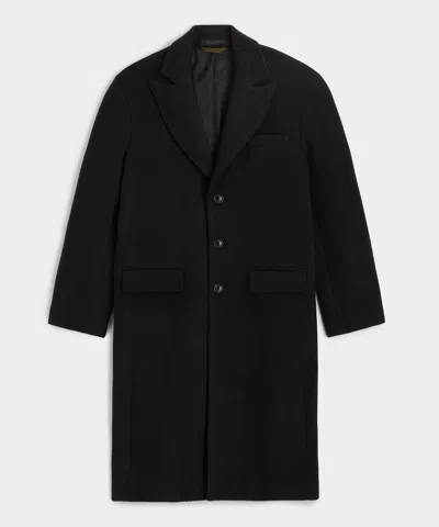 Todd Snyder Italian Wool-cashmere Topcoat In Black
