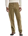Todd Snyder Carpenter Yellow Relaxed Fit Jean In Brown
