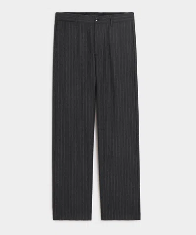 Todd Snyder Japanese Wool Chino In Charcoal In Gray