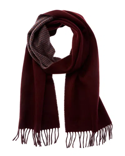 Todd Snyder Joshua Ellis Cashmere Double-face Scarf In Red