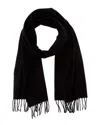 Todd Snyder Joshua Ellis Plain Classic Cashmere Scarf In Black