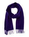 Todd Snyder Joshua Ellis Plain Classic Cashmere Scarf In Purple