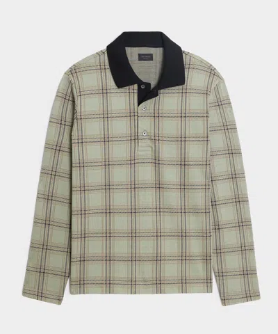 Todd Snyder Kensington Polo In Duck Egg In Multi
