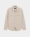 Todd Snyder Knit Military Shirt In Brown