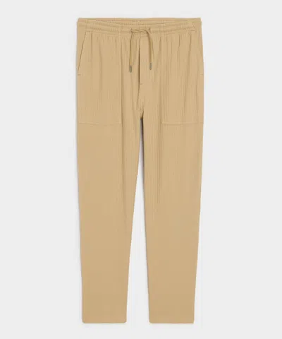 Todd Snyder Knit Seersucker Pant In Beach Walk In Brown