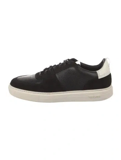 Pre-owned Todd Snyder Leather Sneakers In Black/white