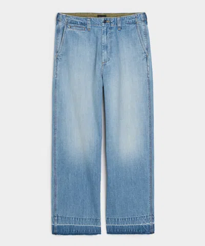 Todd Snyder Lightweight Big Jean In Light Indigo In Light Indigo In Blue