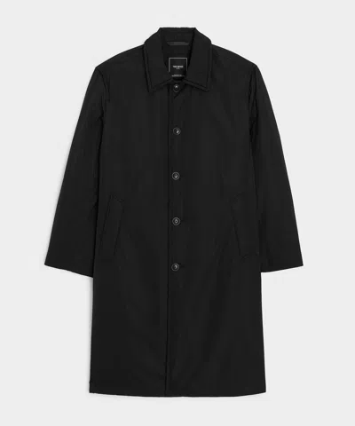 Todd Snyder Lightweight Filled Topcoat In Black