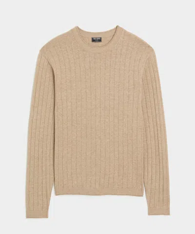 Todd Snyder Lightweight Linen-cotton Crewneck Sweater In Neutral